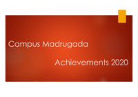Campus Madrugada Achievements 2020